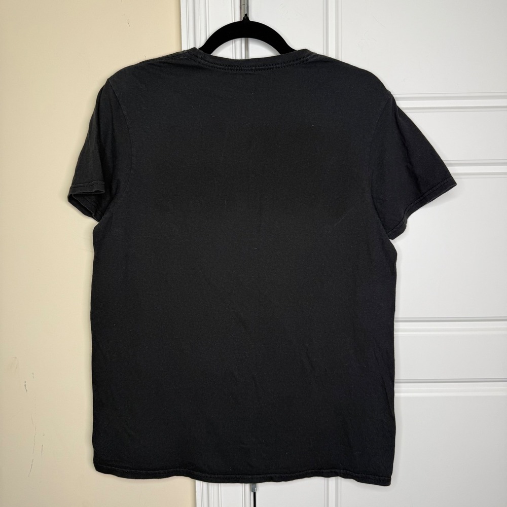 Pulp Fiction Graphic T-Shirt Womens Medium Black Movie Logo Short Sleeve Tee - Picture 2 of 8